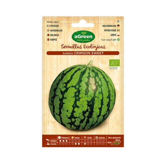 10 Sachet De Graines Eco Watermelon Crimson Sweet Agreen
