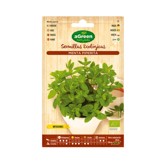 10 Sachet De Graines Eco Menthe Agreen