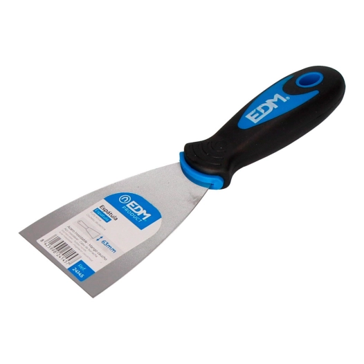 Spatule Professionnelle Manche En Caoutchouc 63mm Edm.