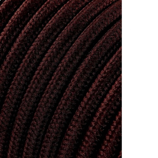 Câble Cordon Tubulaire 2x0,75mm C20 Marron 25m