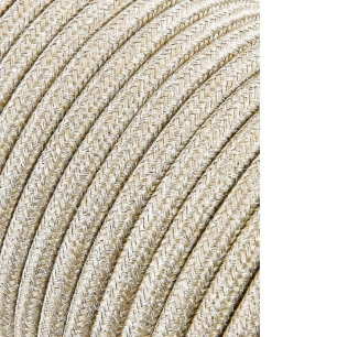 Câble Cordon Tubulaire 2x0,75mm C15 Beige 25m