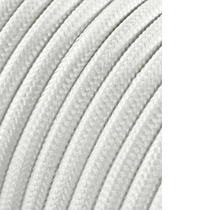 Câble Cordon Tubulaire 2x0,75mm C1 Blanc 25m