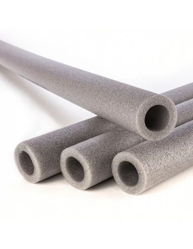 15 Coque Polyethylene 1 Mt Gris. Epaisseur 10mm. Diam Interieur 28mm.