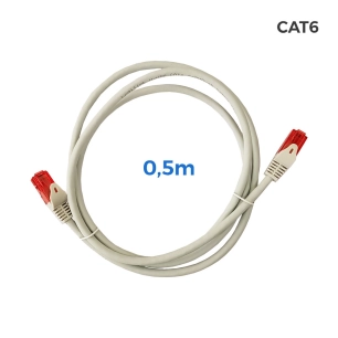 Câble Utp Catégorie 6 Rj45 Cuivre Lshz Gris 0,5m