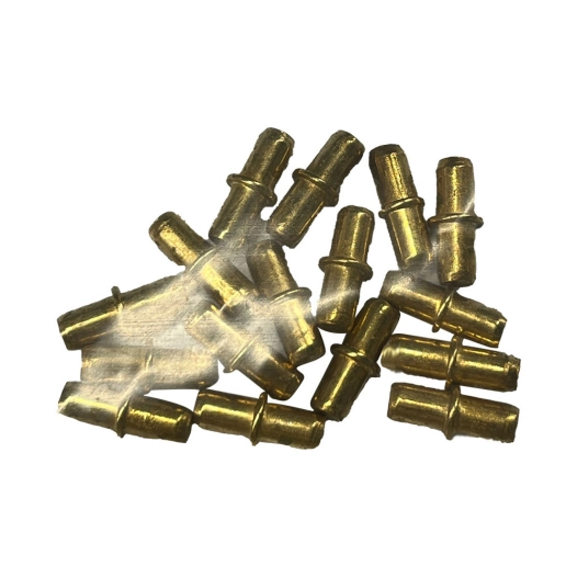 Pack 16 Unités Support Étagère Rond En Fer Nº 5 Laiton Edm