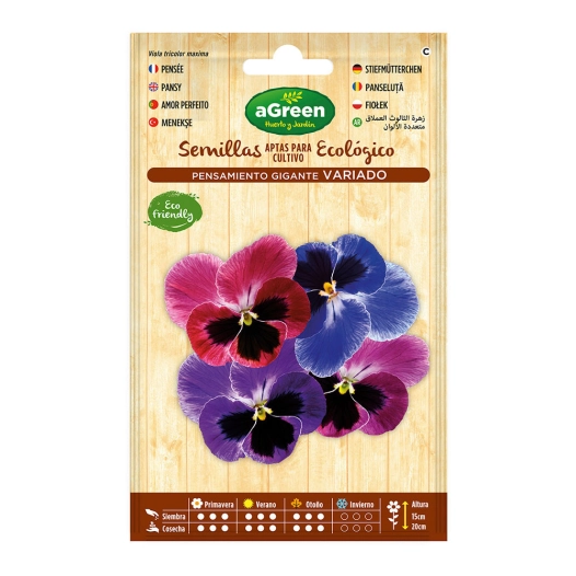 10 Sachet De Graines Pansy Géant D'accord