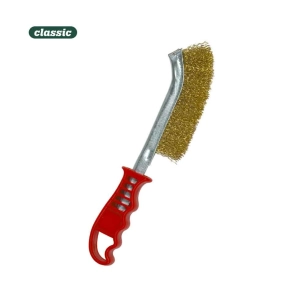 Brosse Manche Plastique Acier Bronzé F116a Mota