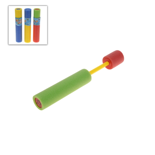 4 Pistolet A Eau Mousse Ø5x26cm Couleurs Assorties. Euro/U