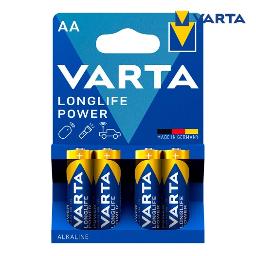 20 S.Of.Pile Varta Alcalin High Energy Aa - Lr06 2 Tiras (10 Emballages 4 Unit) Ø14,5x50,5mm