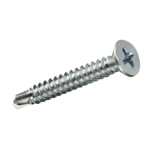 Boîte S 20 Unités. Vis Filetee Tole Cp Autot. Zinc 3.5x19mm Fadix