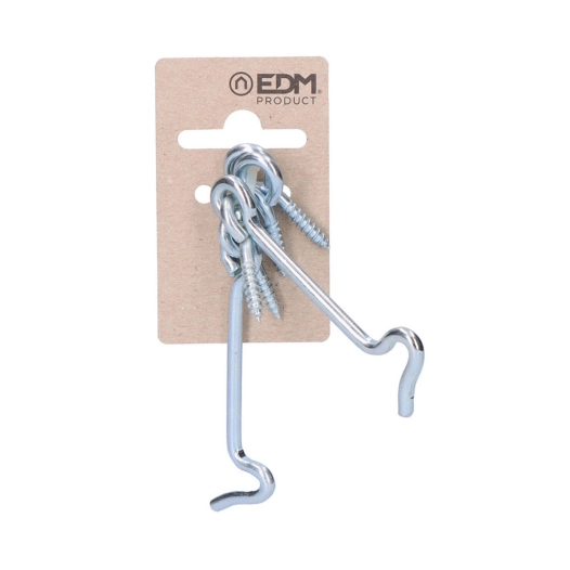 Loquet Carton Suspendu 2 Double Manchon 75mm Zinc Edm