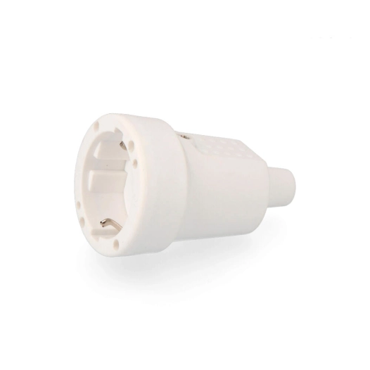 Prise Aérienne Pvc Blanc 10/16a 250v T/Tl Ip44 4,8mm Sous Emballage Edm