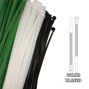 Collier De Serrage Plastique 150x3,5 Mm (SACHET 100 U.) Nylon De Haute Qualité