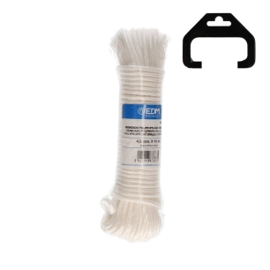 Écheveau Tressé Polypropylène Étendoir 15mts Blanc. Edm