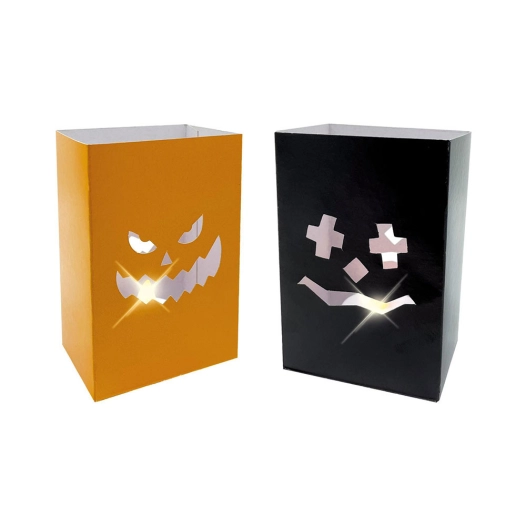 3 Lanternes Halloween Modèles Assortis