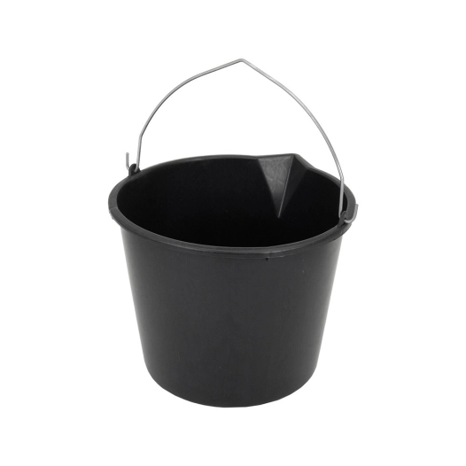 Seau de bricolage 12 litres Noir Avec Anse