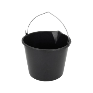 Seau de bricolage 12 litres Noir Avec Anse