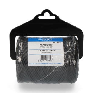 5 Bobine Raphia 600/1 220 Gr/120 Metres - Noir Edm