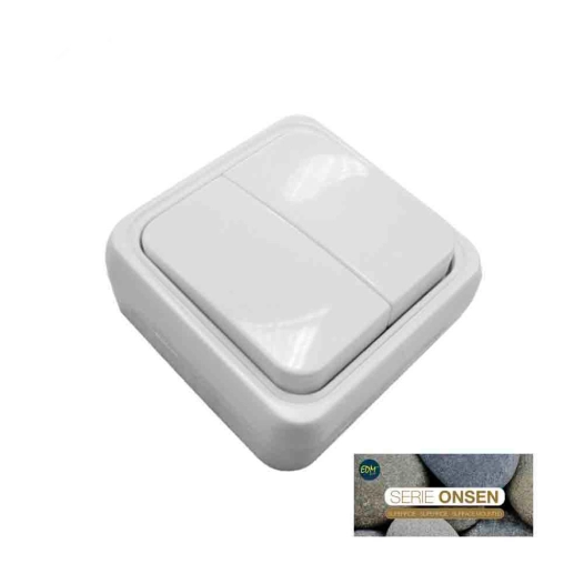 Double Interrupteur Surface ''ONSEN'' (SAC Blister)