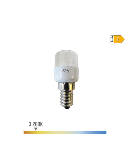 Ampoule Tubulaire (FRIGO) Led E14 0.5w 55lm 3200k Lumière Chaude Ø2.6x60cm Edm