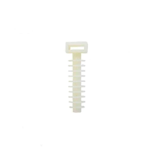4 Cheville Blanche N° 8 Pour Collier (25 U./ Blister) Sous Emballage Edm