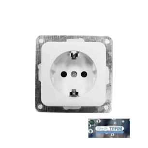 Prise Schucko T/Tl 16a Encastrable ''TERM'' Edm (SACHET Blister)