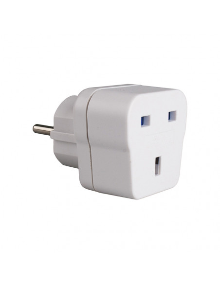 Adaptateur Anglais Espagne Solera Adaptateur de voyage Royaume-Uni vers Espagne - SOLERA