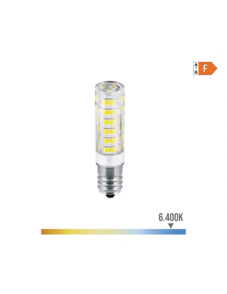 Ampoule Led Tubulaire E14 4.5w 450lm 6400k Lumière Froide Ø1.6x6.6cm Edm