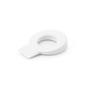 Retenue Type Cale Pour Porte Pendable Lock Mod.660 Plastique Blanc Mat