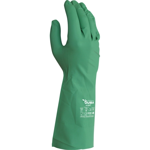 4 Gants De Travail En Nitrile Biodégradable Juba Taille 8