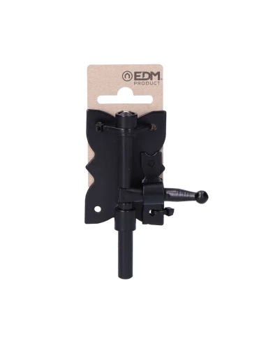 6 Broche Rustique Noire 70mm En Carton A Suspendre Edm