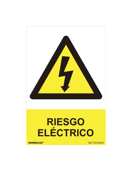 Panneau De Danger ''RIESGO Electrico'' (PVC 0.7mm) 30x40cm
