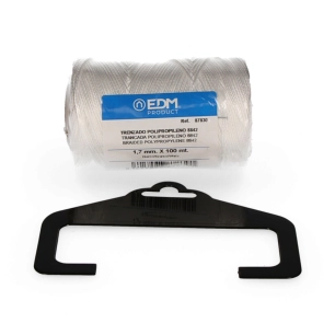 3 Bobine De Polypropylène Tressé 8842 100mts - Blanc Edm