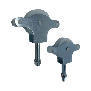 3 Pack 2 Unités Poulie Nylon Vis 40mm Edm