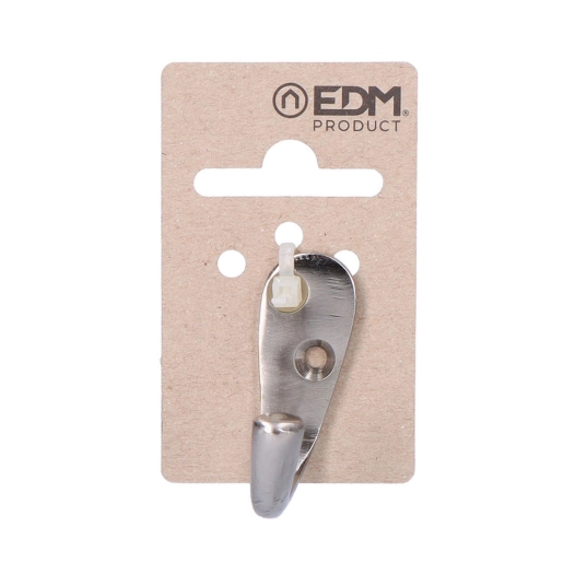 6 Cintre Simple En Laiton Nickel Mat En Carton A Suspendre Edm