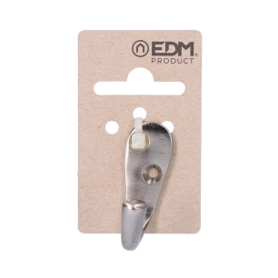 6 Cintre Simple En Laiton Nickel Mat En Carton A Suspendre Edm