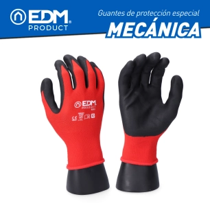 6 Diy Gant Nylon/Lycra Recubert Écran Tactile Adapté Nitrile Taille 10 Edm