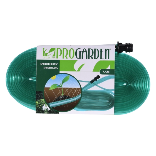 Tuyau D'irrigation Avec Raccord. Microperforé. Couleur Verte 25mm 7.5m Progarden