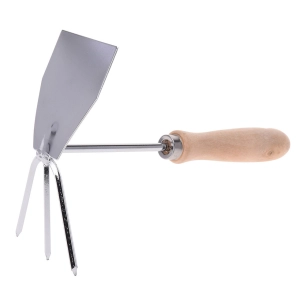 Barre De Jardinage 3 Pointes Avec Pelle Droite Acier Galvanisé 18x27cm Progarden