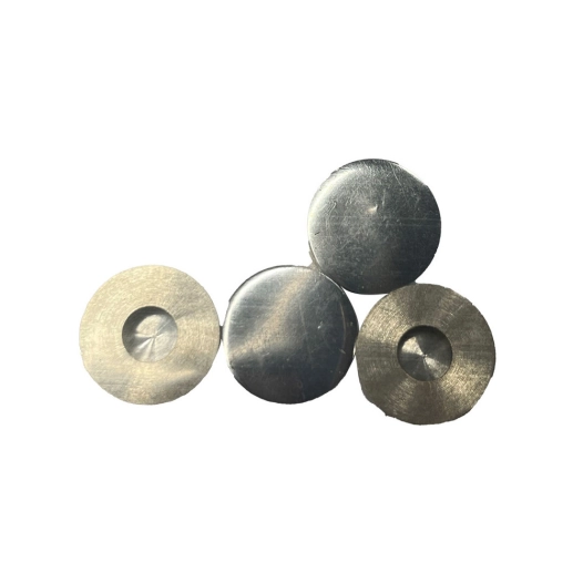 5 Pack 4 Unités Couvercle En Laiton Lisse Fileté 18 Nickel Edm