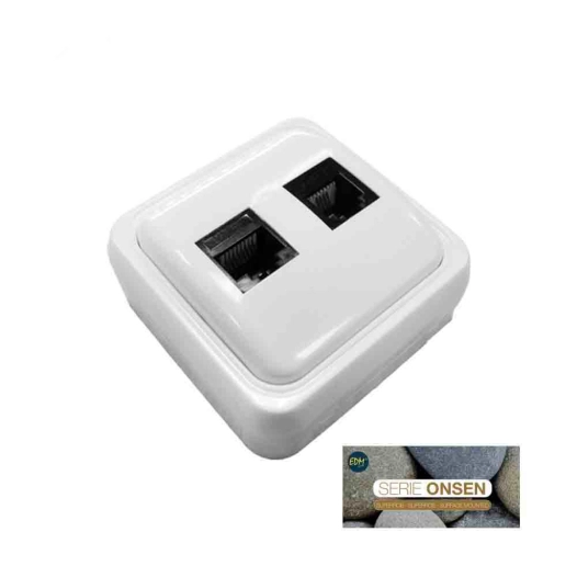 Prise Téléphonique Et Adsl Surface ''SERIE Onsen'' (SAC Blister)