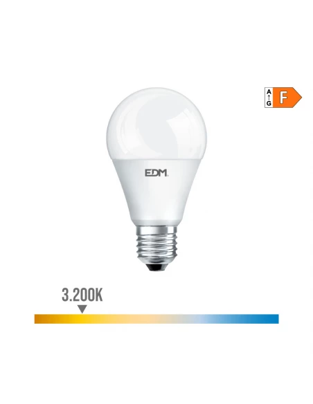 Ampoule Led Standard E27 15w 1521lm 3200k Lumière Chaud Ø6x11,5cm Edm