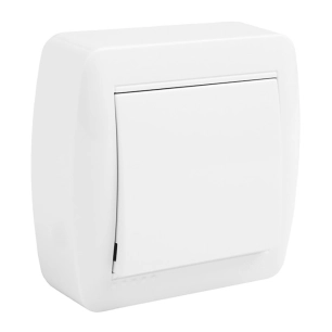 Commutateur Unipolaire 74x72x28mm. S. Mural Solera Mur02u