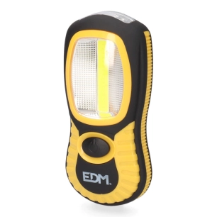 12 Lampe De Poche Led Cob Xl. Double Fonction 1led Xlx3w Et 3 Ledx1w Avec Crochet Et Aimant 3xaaa (PILES Incluses) Edm