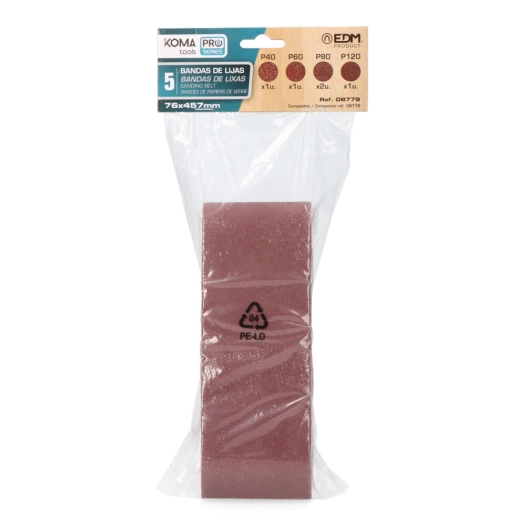 Kit 5 Sables De Rechange Pour Outils 08778 Koma Tools Pro Series Battery