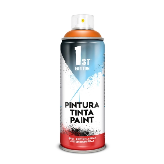 Peinture Aerosol 1ere Edition 520cc / 300ml Risque Orange Mat Ref 645