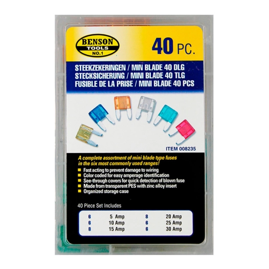 Lot 40 Mini Fusibles Pour Voiture