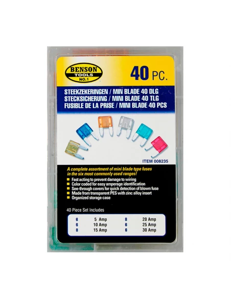 Lot 40 Mini Fusibles Pour Voiture