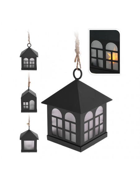 Petite Lanterne LED Noire Éclairage d'ambiance portable - DECORATION WITH LIGHT