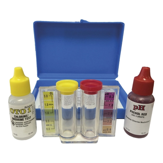 Kit De Test Pour Piscines Chlore - Ph- Alcalinité Edm